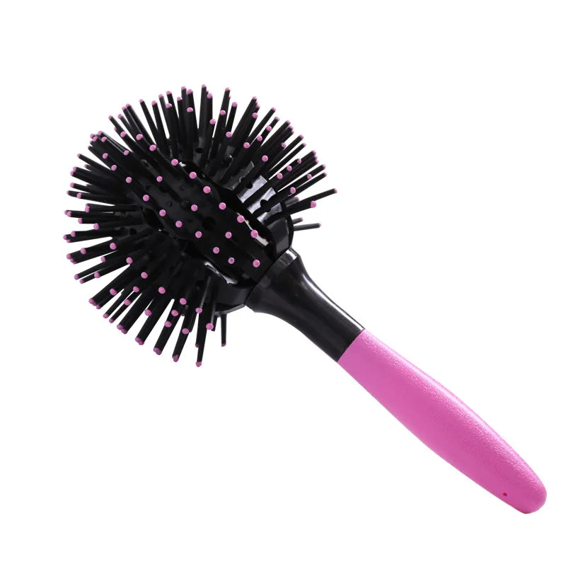 3D Round Hair Brushes Comb Salon make up 360 degree Hair Comb