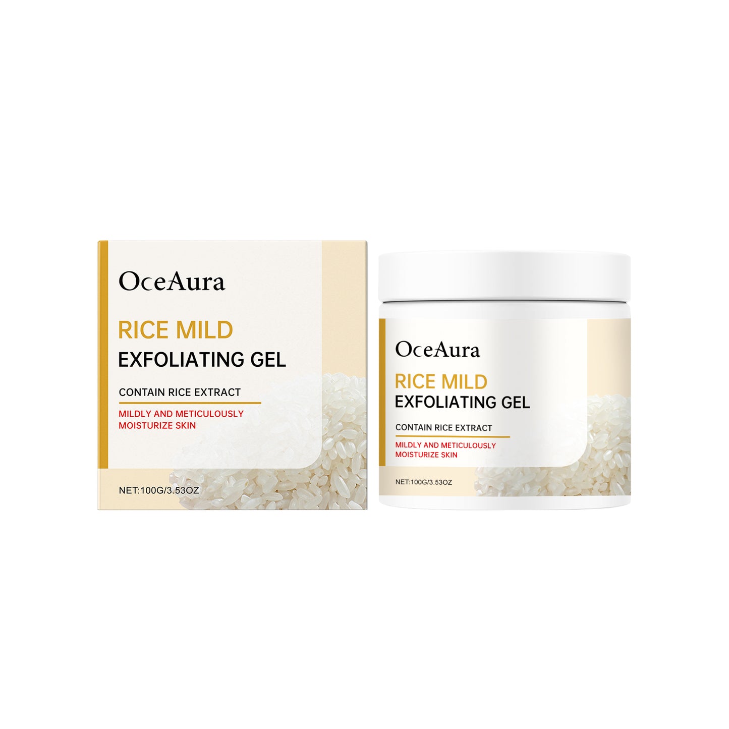 Oceaura Rice Face Cleansing Gel Tender Skin Gel Face Cleansing